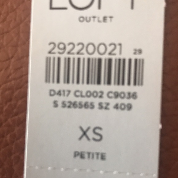 NWT LOFT OUTLET BOUQUET ROLL SLEEVE SHIRTDRESS - Picture 6 of 7